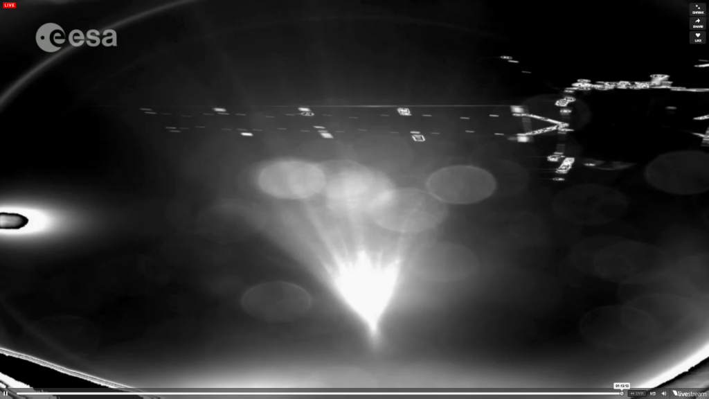 Первый снимок зонда Philae